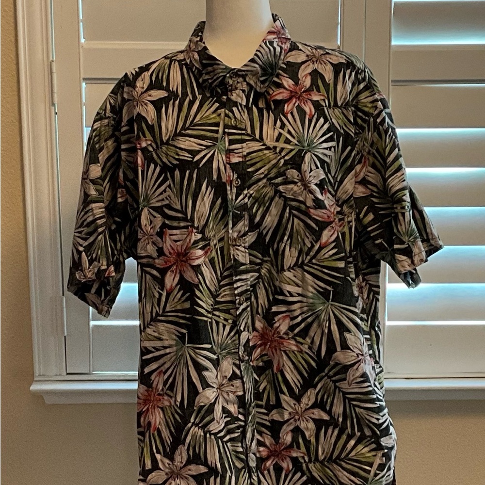 Cookie Street Aloha Hawaiian Casual Button Down Shirt 2XL